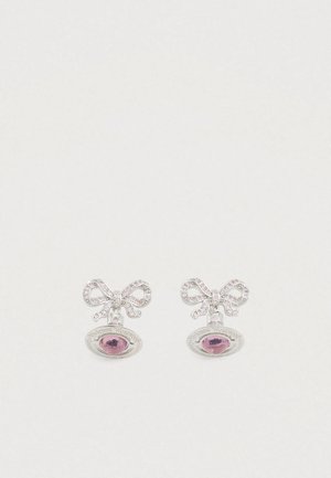 OCTAVIE EARRINGS - Cercei - platinum-coloured/pink