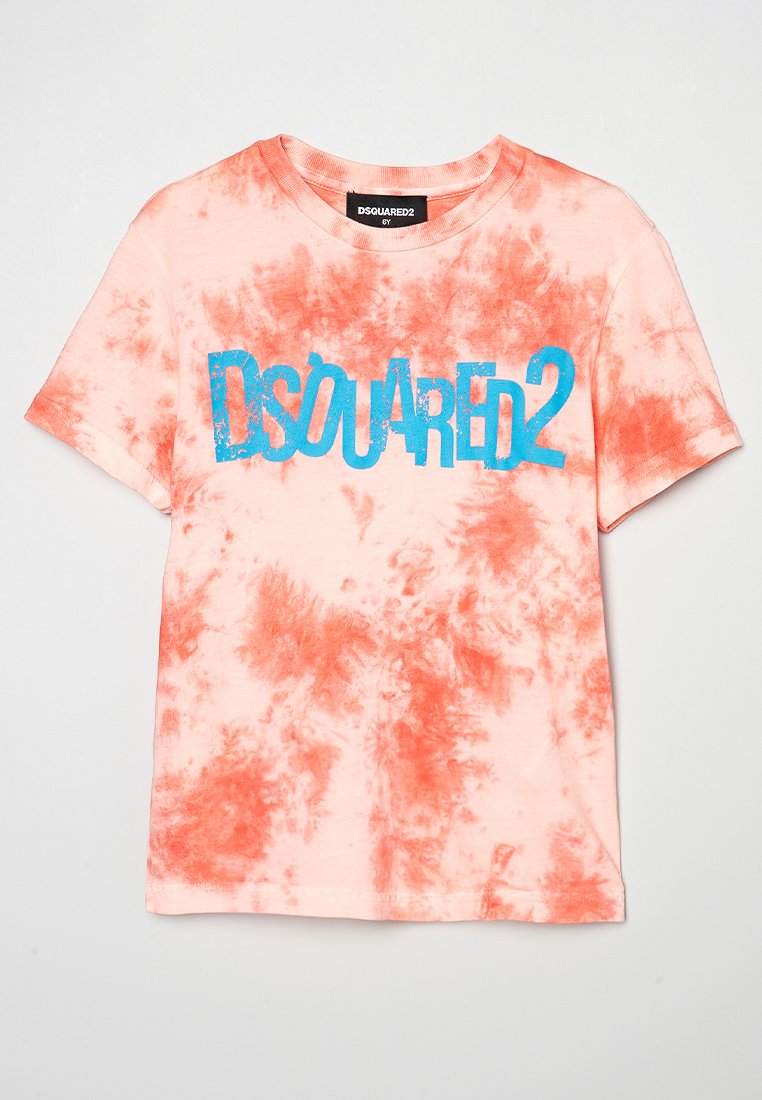 Dsquared2 T-shirt print koraalrood Dsquared2 T-shirt print koraalrood