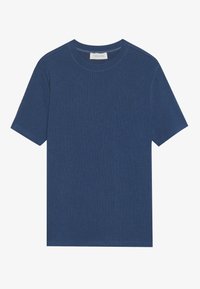BASIC RIB T-SHIRT - Pamata T-krekls - dark denim