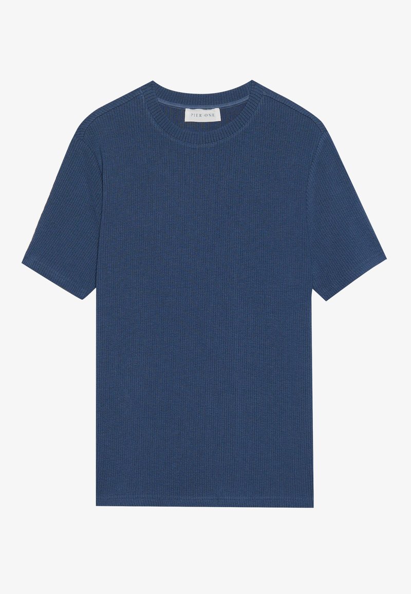Pier One T-shirt basic donkerblauw Pier One T-shirt basic donkerblauw
