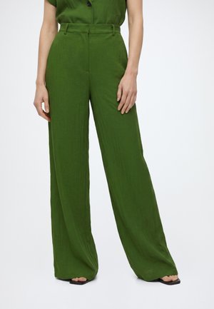 Modström BENITTAMD PANTS - Wide Leg - twist of lime