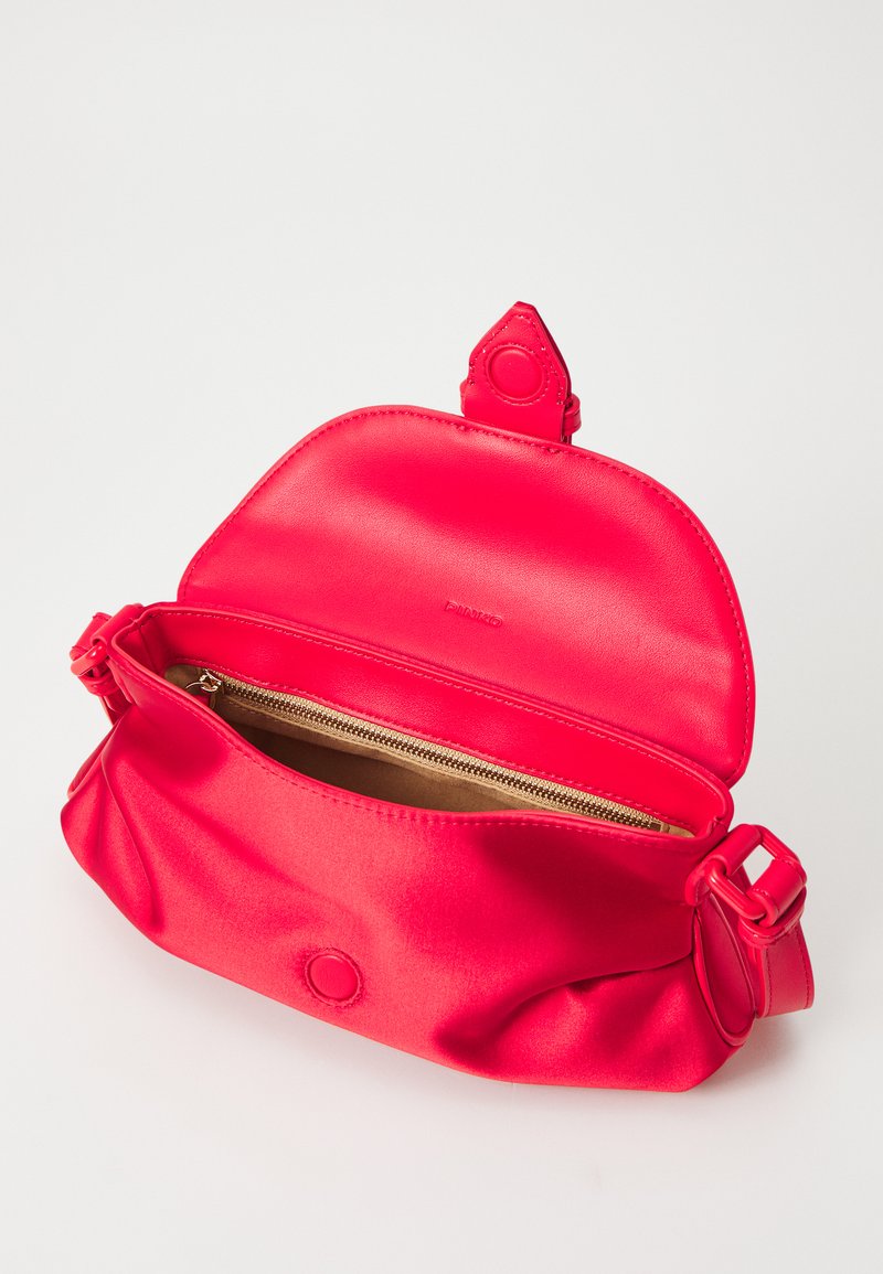 AILTINO Women's Velvet Box Clutch Purse With Sling Chain - Elegant Evening Bag In Red