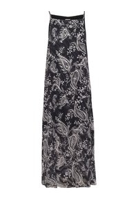 Kaffe Maxi šaty - black turtledove paisley