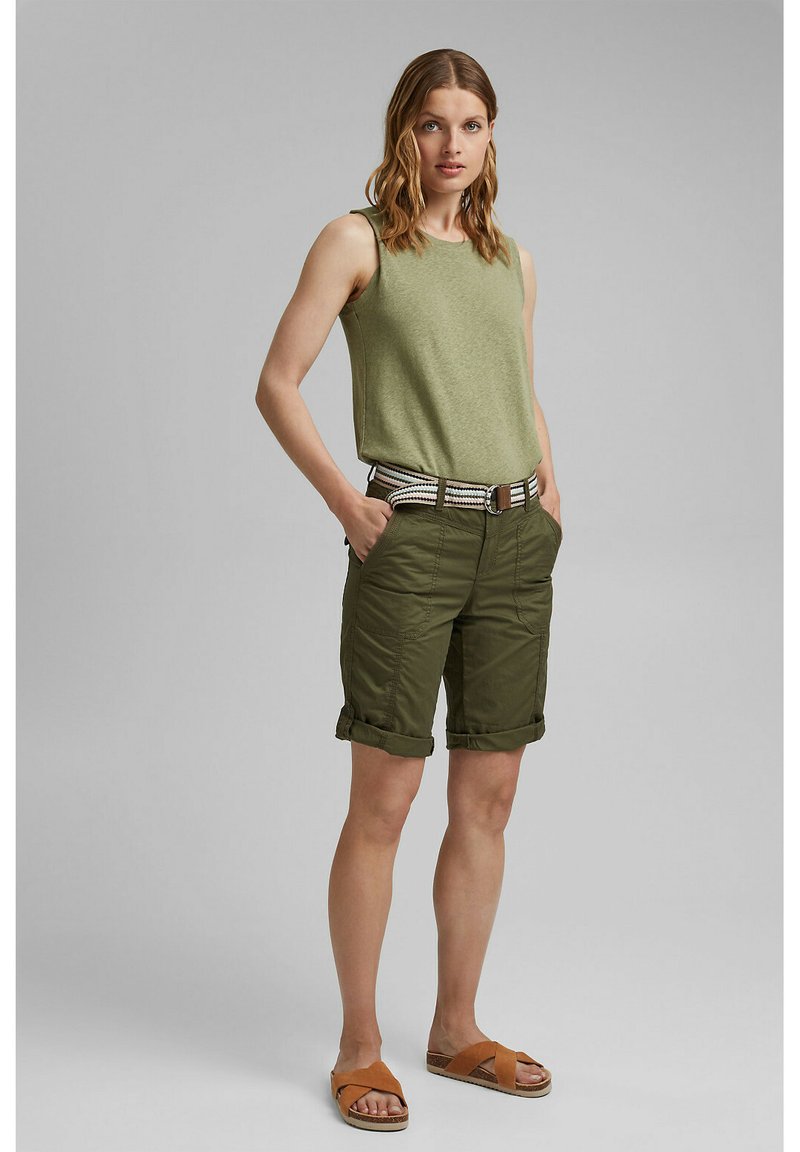 Damen Kleider | Esprit PLAY Shorts khaki green/khaki - RG74346 Damen Kleider | Esprit PLAY Shorts khaki green/khaki - RG74346