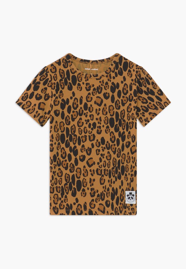 BASIC LEOPARD TEE UNISEX - T-shirt print - beige