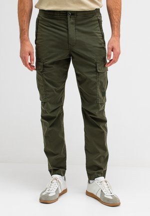 TRISTAN SLIM - Cargo trousers - moss green