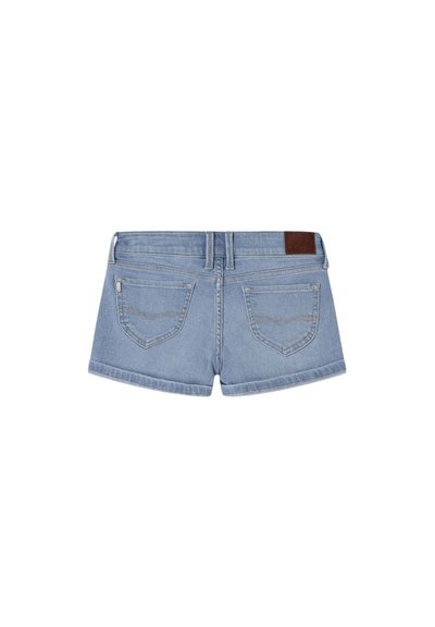 Short Jean Slim Pepe Jeans Garçon - Blanc Décontracté 5 Poches