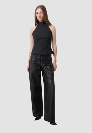 Pantaloni di pelle - black
