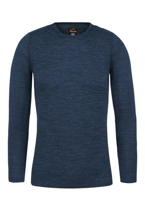 normani Outdoor Sports MERINO LANGARM - Langarmshirt - navy