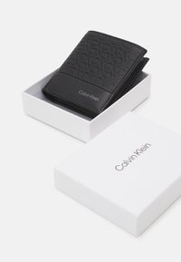 Calvin Klein SUBTLE MONO TRIFOLD - Geldbörse - black tonal