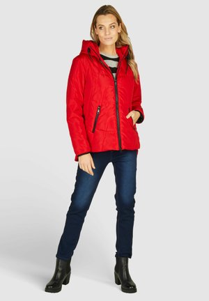 STEPP MIT KAPUZE 2-WAY-ZIP - Winterjacke - rot