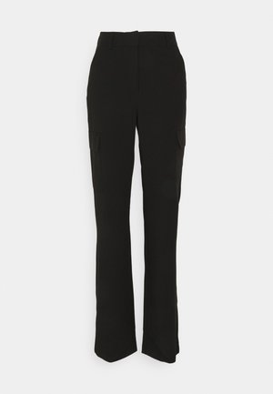 Vero Moda Tall VMZELDA STRAIGHT PANT - Cargobukse - black