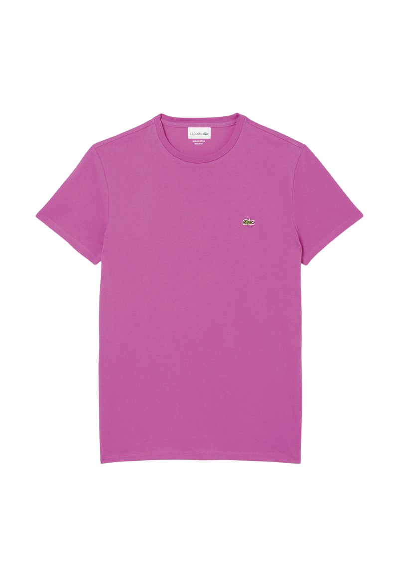 Lacoste T-shirt basic donkerroze
