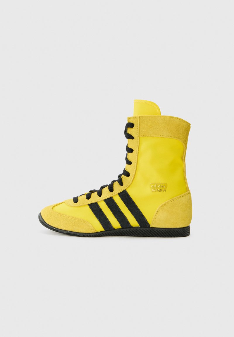adidas Originals - JAPAN H - Kõrge servaga tossud - yellow/core black/gold-coloured, Suurenda