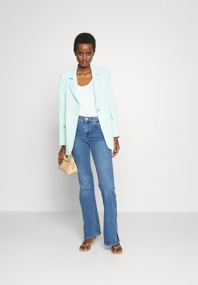 FRAME LE HIGH FLARE MINI SLITS - Τζιν Bootcut - dark blue