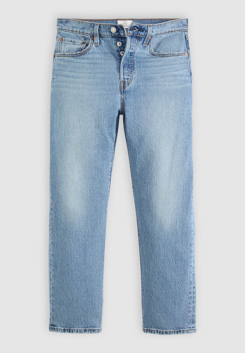 Levi's® 501® CROP - Jeans straight leg - where to now ndx/lyseblå denim ...