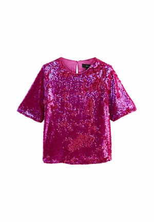 Next SEQUIN  - REGULAR FIT - Blus - pink