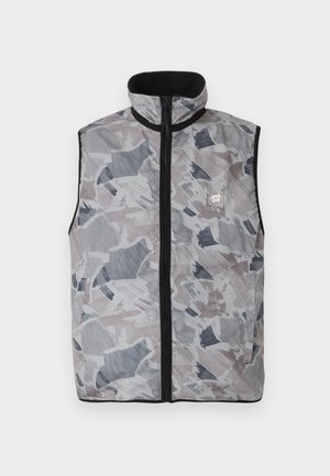 CACHE REVERSIBLE UNISEX - Γιλέκο - woodcut camo/black