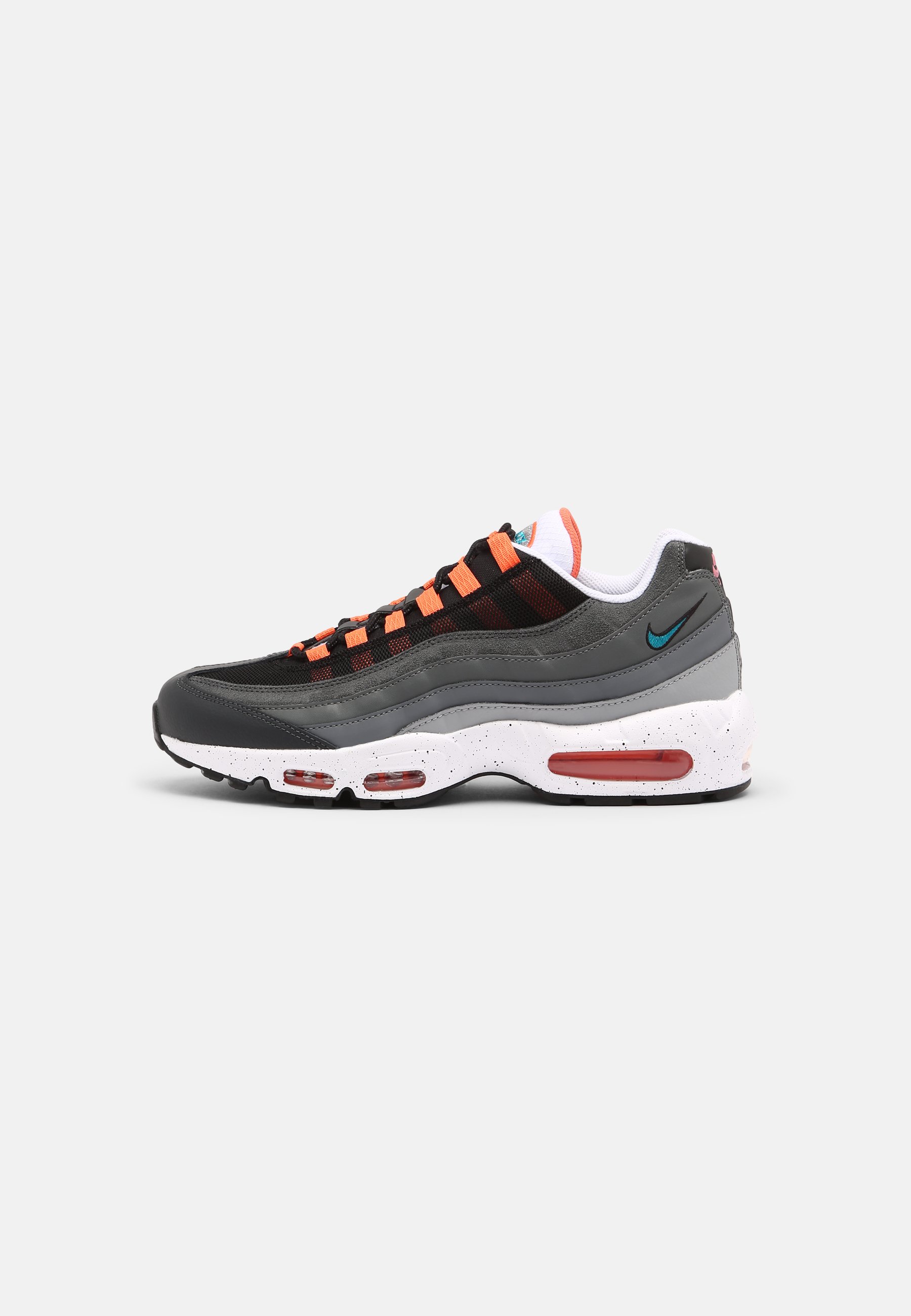 Nike Sportswear AIR MAX 95 UNISEX - Zapatillas - black/aquamarine/turf  orange/white/anthracite/dark grey/blanco - Zalando.es