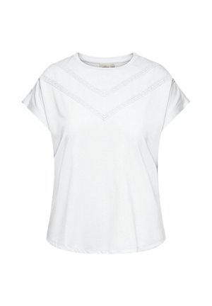 ONLY Carmakoma, CARCORAL CAPSLEEVE O-NECK TEE JRS - T-shirts basic - bright white
