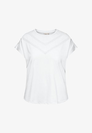 ONLY Carmakoma, CARCORAL CAPSLEEVE O-NECK TEE JRS - T-shirts basic - bright white