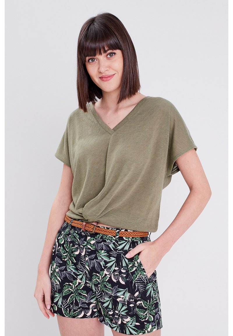 Damen Kleider | Cache Cache Shorts green/schwarz - YX94859 Damen Kleider | Cache Cache Shorts green/schwarz - YX94859