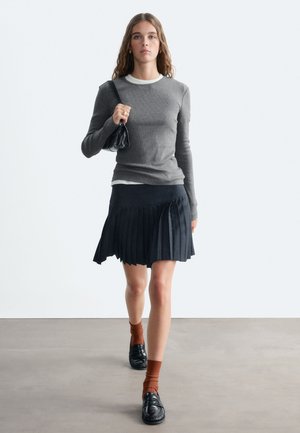 & OTHER STORIES, & OTHER STORIES RIBBED LONG-SLEEVE TOP - T-shirt à manches longues - grey