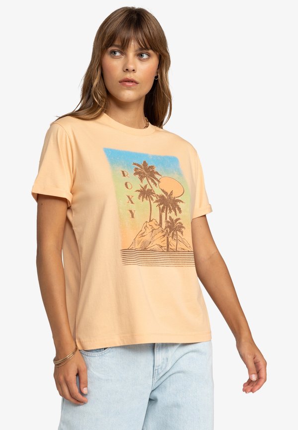 NOON OCEAN  - Print T-shirt - orange