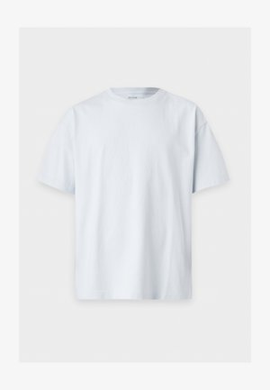 Hollister Co., BOXY - T-shirt basic - light blue
