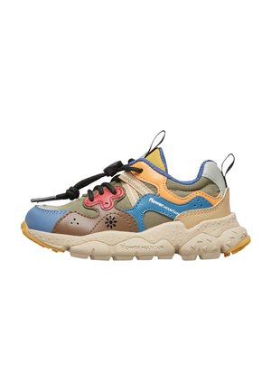 SNEAKERS - Baby shoes - militärgrüne-azurblau