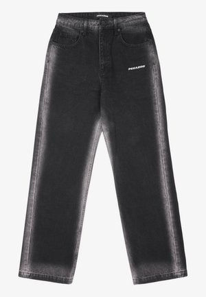 Pegador GINA - Jean boyfriend - washed black white