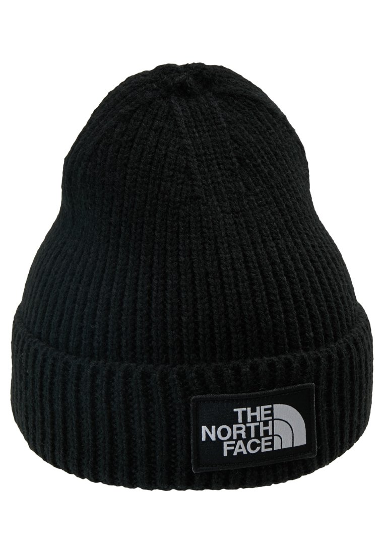 The North Face Logo Box Cuffed Beanie Unisex Mutze Black Schwarz Zalando De