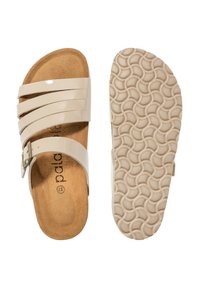Palado ROMA - Platt slip-in - cream/gold//cream