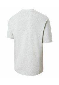 Light grey short-sleeve t-shirt made from soft cotton. Features a round neckline and a relaxed fit. Smooth texture with minimal stitching detail.