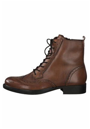 Tamaris Stivaletti stringati - brown