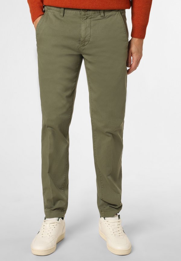 PANTS - Chinos - oliv