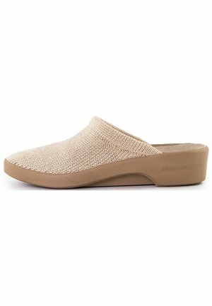 LIGHT - Pantolette flach - beige