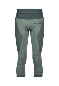 CEP Merino Base Layer Tights 3/4 Skiing - Leggings - bluegrey grey