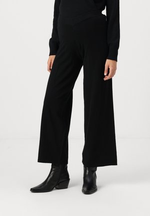 OLMCOZY WIDE PANTS  - Pantaloni - black