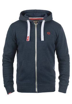 Solid SDBENNZIP - Sudadera con cremallera - blue melange