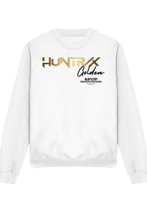 NETFLIX, KPOP DEMON HUNTERS HUNTRIX GOLDEN LOGO - Sweatshirt - white