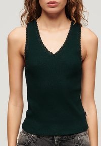 Superdry & Co TRIM - Top - dark pine green