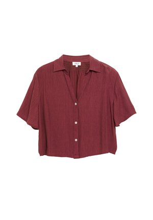 s.Oliver, BLUSE - Overhemdblouse - bordeaux