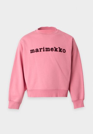 Marimekko, TRILCE LOGO PLACEMENT UNISEX - Sweatshirt - rose/wine red