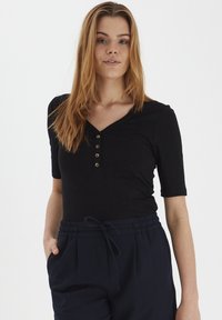 b.young - BYTOELLA SS TSHIRT 2 - Bluse - black Thumbnail-Bild 1