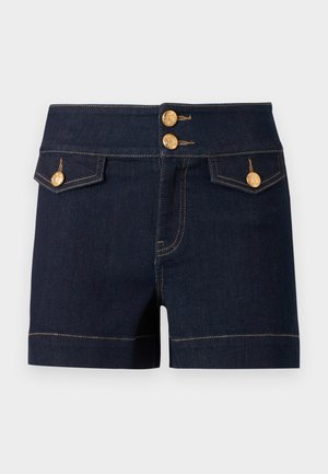 ONLY, ONLEMILIA - Farmer rövidnadrágok - dark blue denim