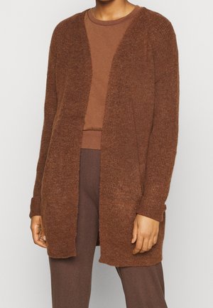 Pieces Gilet - dark brown
