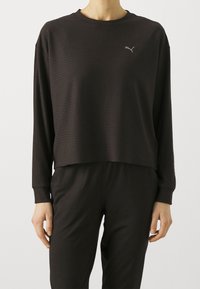 Puma Långärmad tröja - black