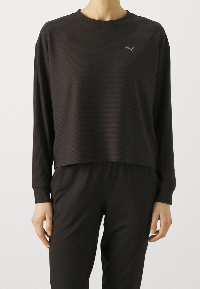Puma Långärmad tröja - black