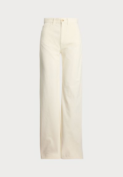 Polo Ralph Lauren COTTON CORDUROY WIDE-LEG PANT - Housut - warm white